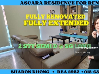 2 sty semi D at Ascara Residence Sg Long for rent