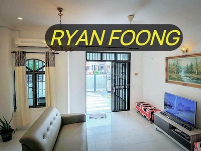 3 storey terrace house fully furnished Sungai Ara worth rent last unit