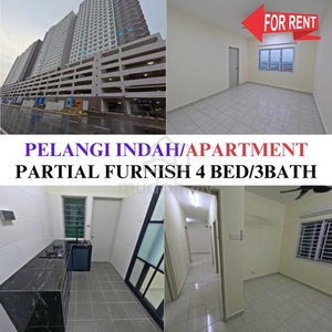 3Beds Apartment 2 Car Park Taman Pelangi Indah Ulu Tiram Johor Bahru