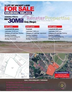 43 Acre Residential Land @Krubong