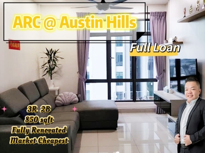 ARC @ Austin Hills/ Full Loan/ Renovated/ Tebrau/ Taman Daya