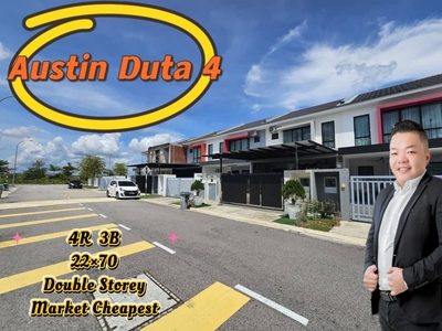 Austin Duta 4/ Double Storey/ Market Cheapest/ Tebrau/ Setia indah/ Taman Daya/ Seri Austin/ Kempas