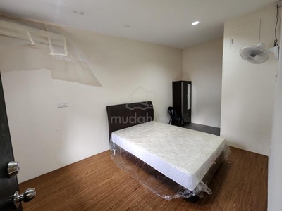 Bedroom with attached toilet for rent at Luyang (Landed Unit)