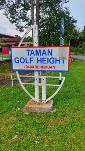Bunglo lot 7k sqft @ Taman Golf Heights, PAROI JAYA