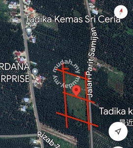 Combined 2 pcs Oil Palm Land Beside Kampung Road Parit Samijian 86400