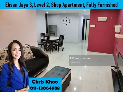 Ehsan Jaya, Shop Apartment, Fully Furnished
