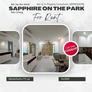 For Rent Sapphire On The Park Deluxe@ Batu Lintang level 10