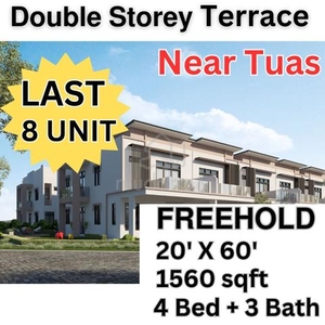 Freehold Double Storey 4 Bedroom 3 Bathroom Near Tuas Second Link