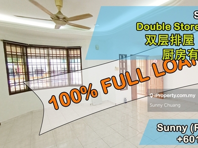 Full Loan Double Storey Terrace 22x75 5 bedroom