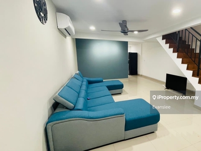 Fully Furnished 2 Storey 3 Room Link House @ Kajang for Rent