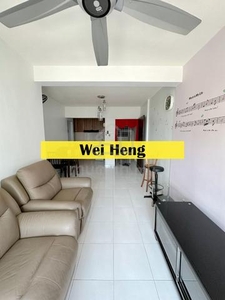 Harmony view mid floor 665sf well maintain lift brand new in jelutong