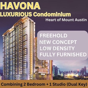 Havona Freehold Luxury Apartment Mount Austin Johor Bahru Fully Renova