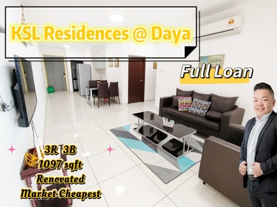 KSL Residences/ Full Loan/ Renovated/ Taman Daya/ Setia indah/ Tebrau