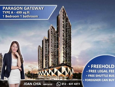 New Project, Paragon Gateway Freehold JB Town New Apartment.