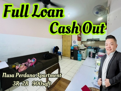Nusa Perdana Apartment/ Full Loan/ Cash Out/ Near Tuas/ Gelang Patah/ Iskandar Puteri