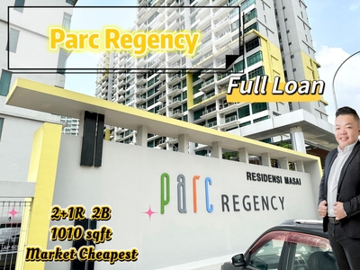 Parc Regency Apartment/ Full Loan/ 2+1R 2B/ Market Cheapest/ Masai/ Plentong
