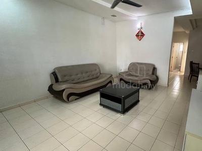 Partially Furnished Double Storey Terrace House In Botani For Rent