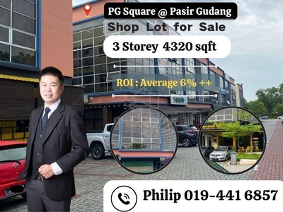 Pasir Gudang Pg Square 3 Storey Shop Lot ( ROI 6% ++ )