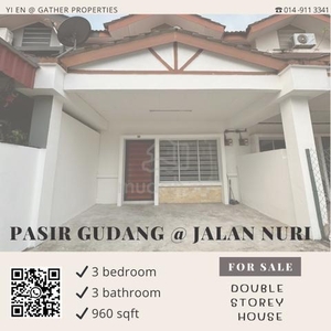 Pasir Gudang Taman Scientex @ Jalan Nuri House for sale