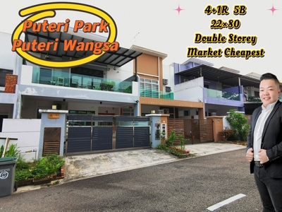 Puteri Park @ Puteri Wangsa/ Double Storey/Market Cheapest/ Ulu Tiram/ bestari Indah/ Dato chellam/ Pelangi Indah/ Taman Gaya/ Desa Cemerlang