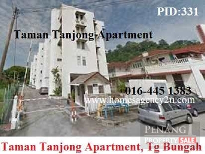 Ref: 493 Taman Tanjong Apartment at Tanjung Bungah near Tanjung Bungah, Lotus, strait quay, Batu Ferringhi Beach