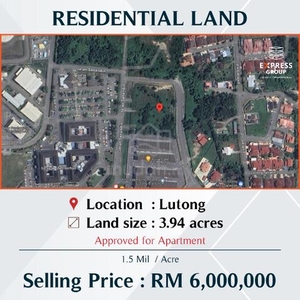 Residential Land at Lutong, Miri [3.94 acres]