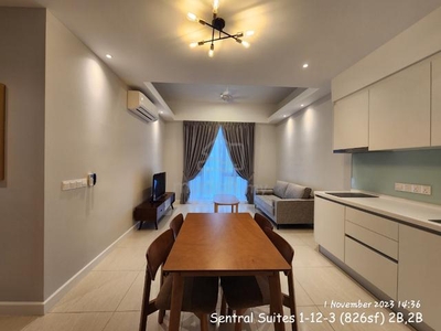 Sentral suite residence 2bed 2bath FULLY ID DESIGNED for Rent Nice uni
