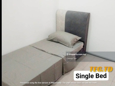 Single Bedroom of 2-sty Geta House Bandar Bukit Raja, Klang For Rent !