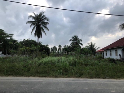 Tanah CORNER LOT BANGLO rata dan depan jalan utama di Bachok Kelantan