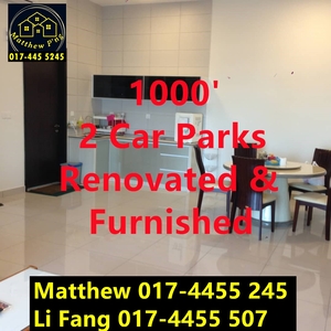 The Cantonment - Fully Furnished - 1000' - 2 Car Parks - Pulau Tikus