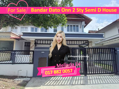 Bandar Dato Onn Nice 2 Storey Semi D House 4bed