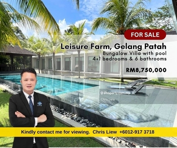 Leisure Farm Luxury Bungalow Villa with pool with nice interior design
