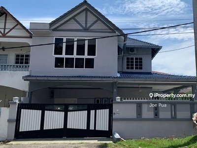 Ujong Pasir Double Storey Semi D Fully Furnished Freehold For Sale