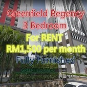 Greenfield Regency 3room Fully Furnish Apartment RM1500
