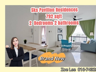 Brand new 2 bedrooms 2bathrooms type ,facing city view