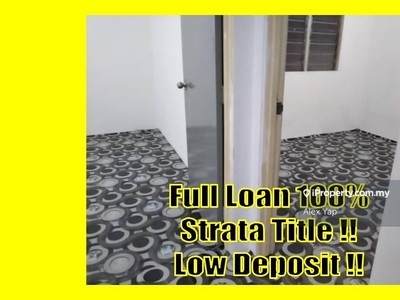 Full Loan 100%/ Strata Title/ Low Deposit/ Low Floor/ Apartment