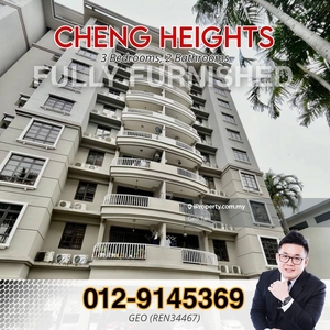 Fully Furnished 3 Rooms Cheng Heights Condominium, Malim Melaka