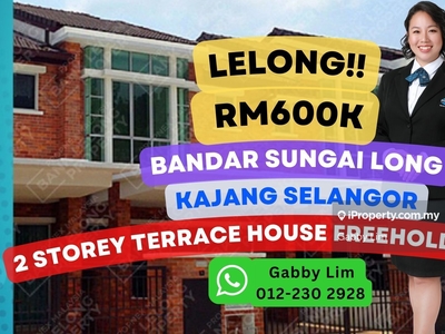 Lelong Super Cheap 2 Storey Terrace House @ Bandar Sungai Long Sel