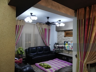 Fully Furnished Corner Lot Units,With Balcony,4 Car Parking,Taman Desa