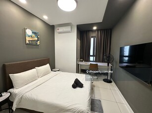 Block A studio good condition for rent furnished with wifi near klia