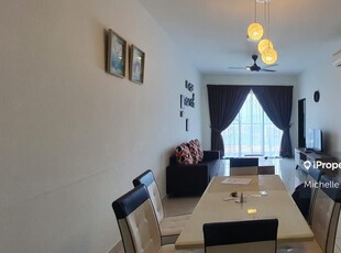 Fully furnished,available 1st july,3rooms,3baths,facing greenery golf