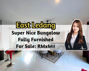 Super Nice Unit, East Ledang Bungalow, Fully Furnished, Good Condition