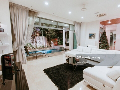 Limited corner bungalow unit with private pool in mont kiara!