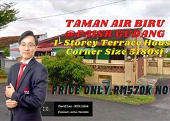 Taman Air Biru 1-Storey 5,180sf Corner House @Pasir Gudang