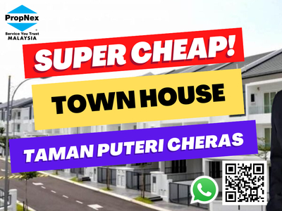 [Super Cheap] Townhouse For Rent, Taragon Puteri, Taman Puteri Cheras