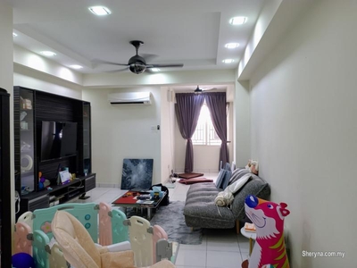 FOR SALE: Partly Furnished End Lot Radius Residence @ Selayang He
