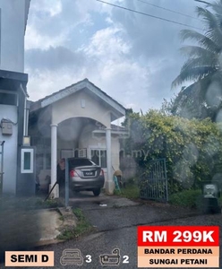 Rumah Cantik untuk dijual Semi D Setingkat di Bandar Perdana