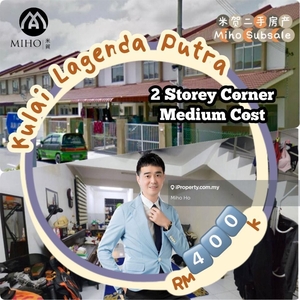 Kulai Lagenda Putra 2 Storey Medium Cost Corner 20 Feet Land Full Loan