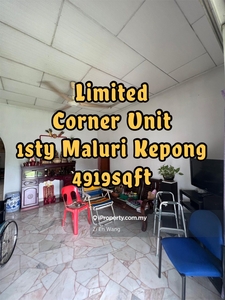Limited Corner Unit, Hot Area, 1sty Taman Bukit Maluri, Kepong
