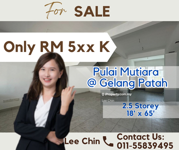 Pulai Mutiara 2.5storey terrance house for sale